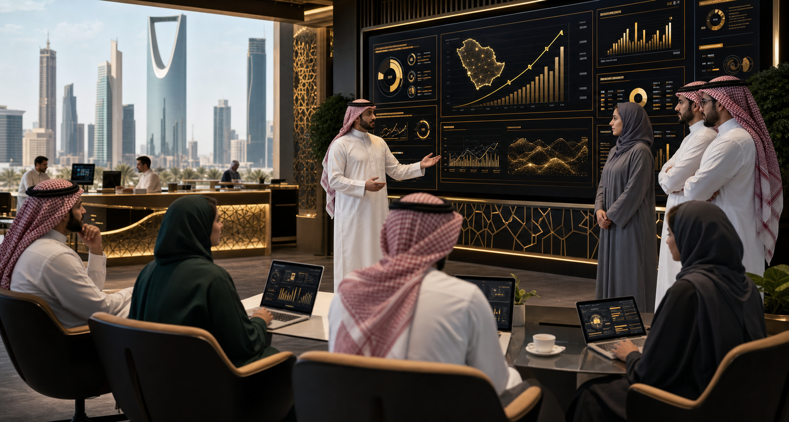 Saudi Vision 2030 AI adoption